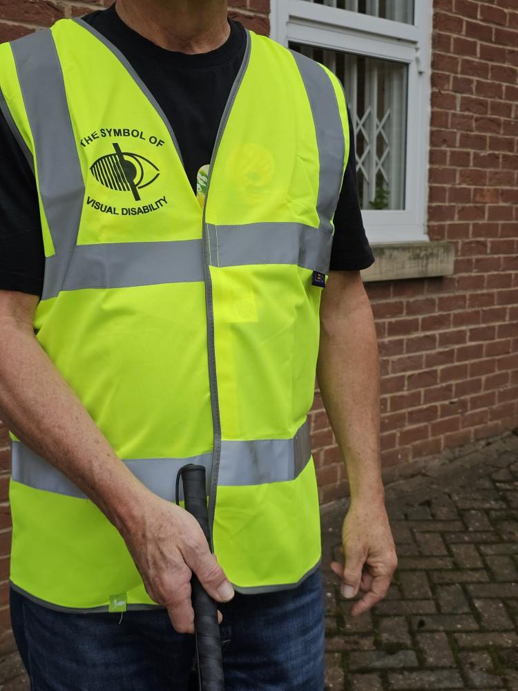 High Visibility Vest for Visually Impaired