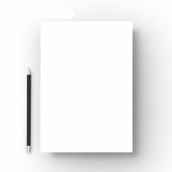 A5 Art Book Plain Paper