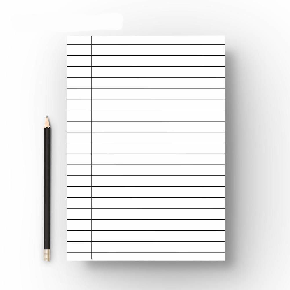 Lined School Sized Exercise Book - 60 Pages