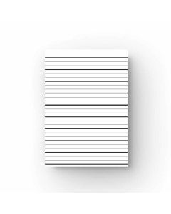 A4 Loose Leaf Sheets 30mm/10mm/10mm Lined Handwriting - 100 pages