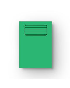 30mm/10mm/10mm Lined Handwriting A4 Exercise Book - Green Cover