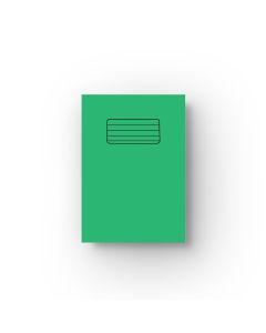 Lined School Sized Exercise Book - 60 Pages - Green Cover