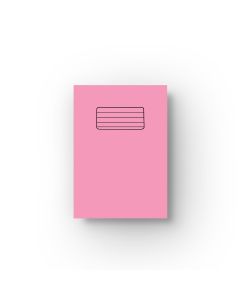 Lined School Sized Exercise Book - 60 Pages - Pink Cover