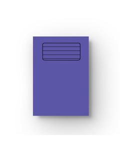 Lined A4 Exercise Book - Purple Cover