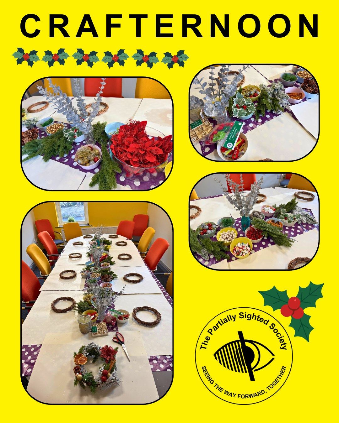 We’re all set for a festive CRAFTERNOON!