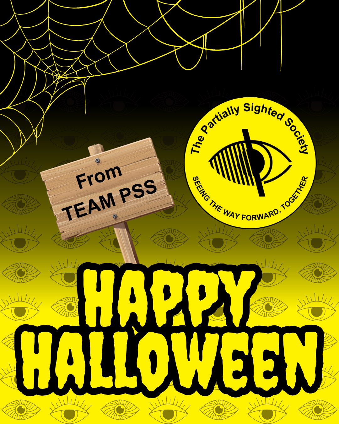 Happy Halloween from The Partially Sighted Society!