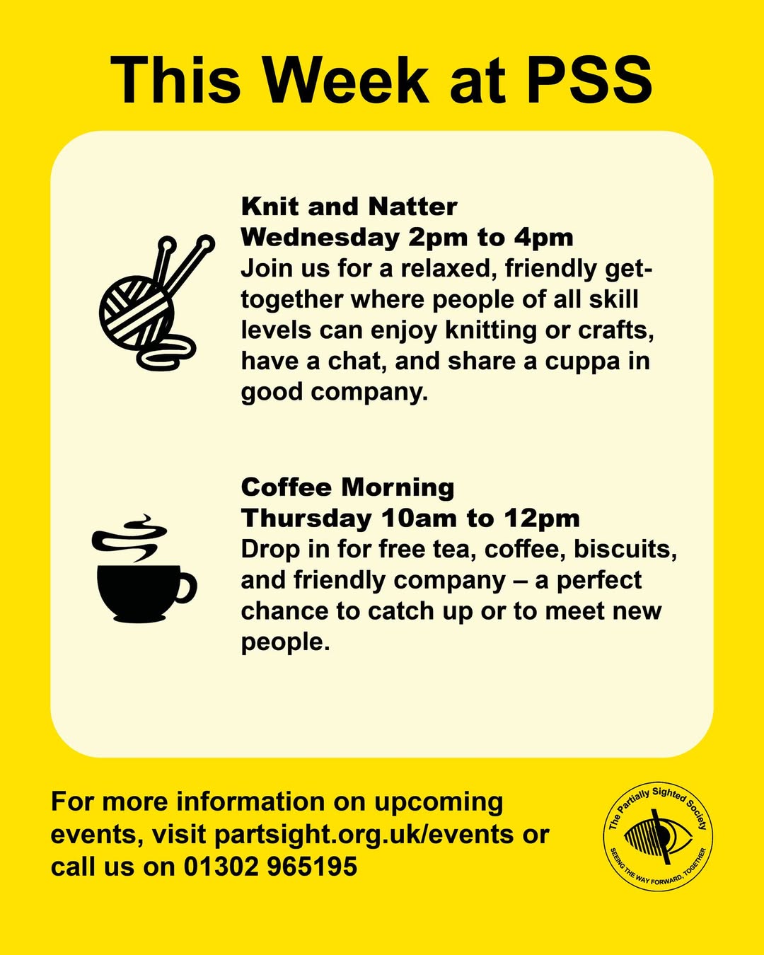 5th May 2026: What's On This Week at PSS!